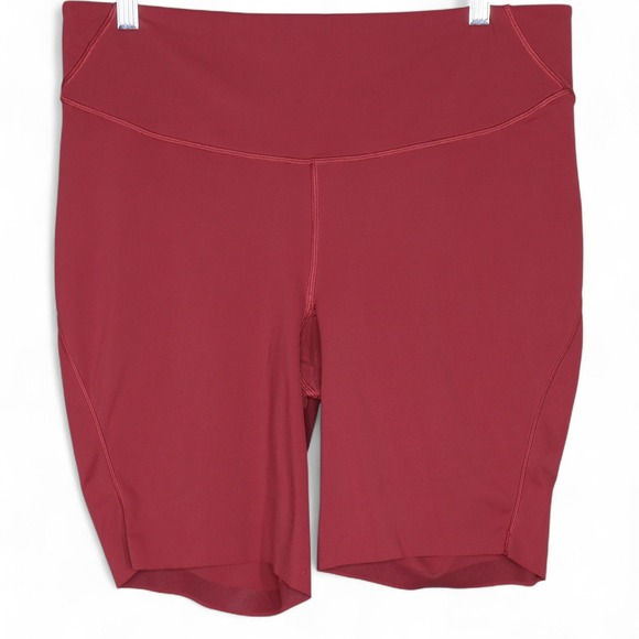 lululemon athletica Pants - Lululemon Base Pace HR Bike Shorts 8" Size 14 Mulled Wine Athletic Workout Gym
